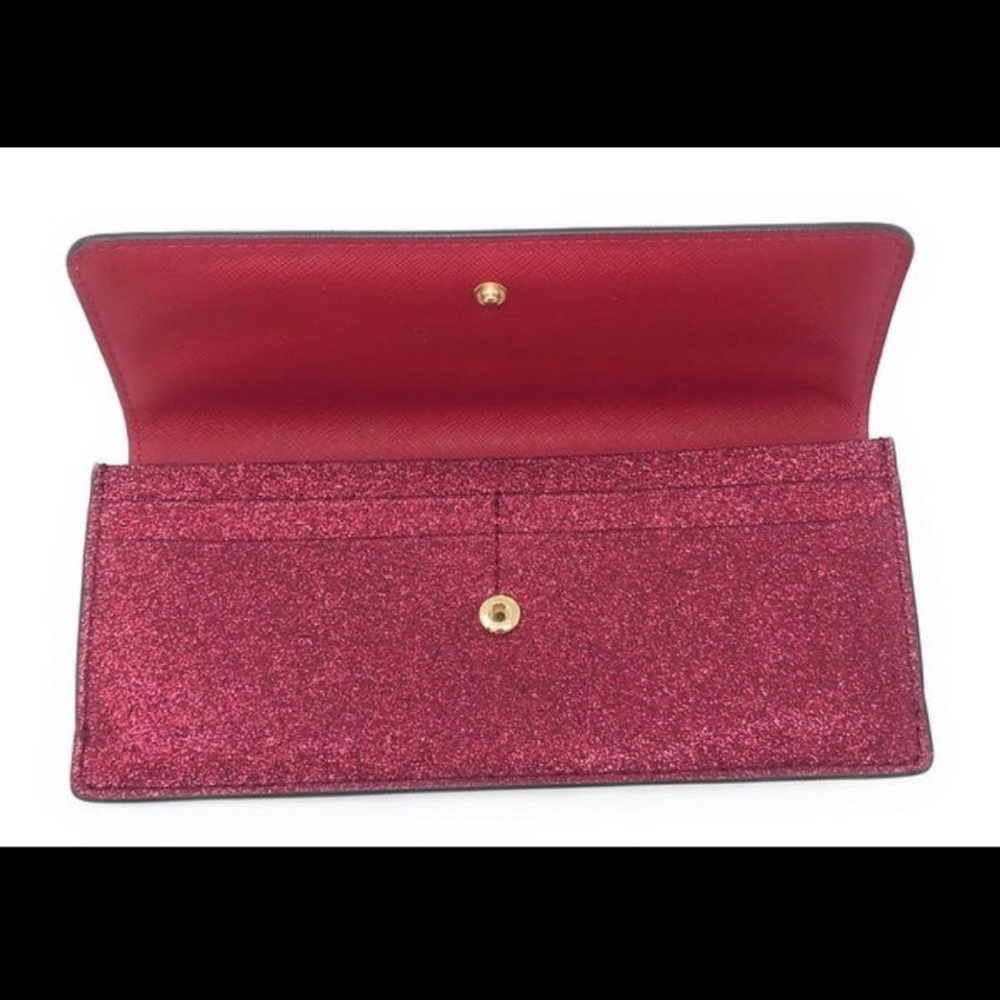 Glitter red MK wallet